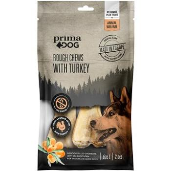 PrimaDog plnené žuvacie kosti Morka-Rakytník  L 13,5 cm 140 g (6430076894298)