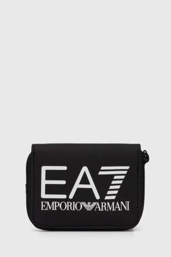 Peňaženka EA7 Emporio Armani čierna farba, 3R910.245055