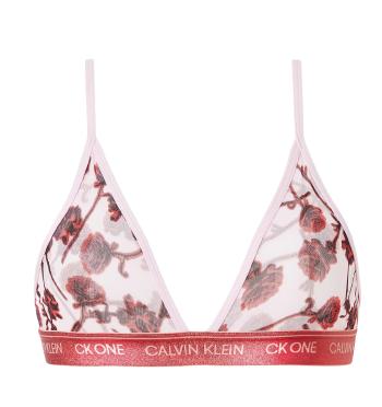 CALVIN KLEIN - CK ONE fashion glitter pale orchid triangle podprsenka - special limited edition-M