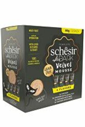 Schesir Cat pocket After Dark Velv.Mousse Variety12x80g + Množstevná zľava