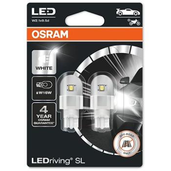OSRAM LEDriving SL W16W Studenobiela 6000 K 12 V dva kusy v balení (921DWP-02B)