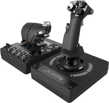 Logitech Gaming Pro Flight X56 Rhino joystick k leteckému simulátore USB PC čierna vr. posuvných regulátorov