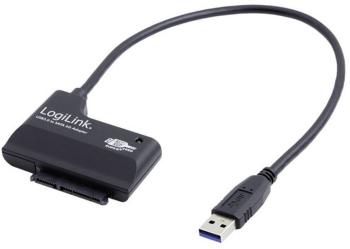 LogiLink USB 3.0 adaptér [1x kombinovaná SATA zásuvka 15+7-pólová - 1x USB 3.0 zástrčka A] AU0013