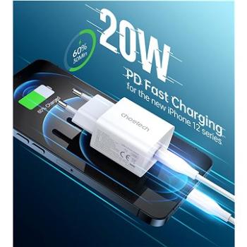 Choetech PD20W type-c wall charger white (PD5005-WH)