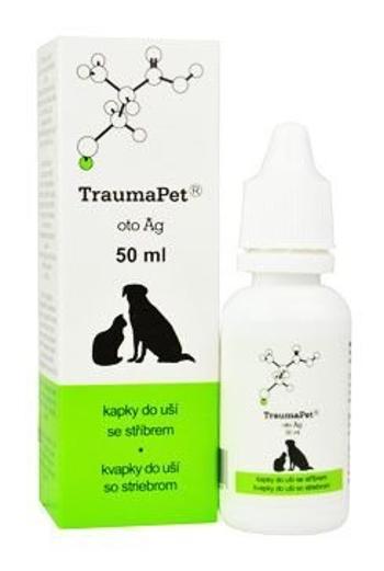 TraumaPet kvapky do uší so striebrom pre psy a mačky 50ml