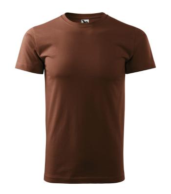 MALFINI Pánske tričko Basic - Čokoládová | XXL