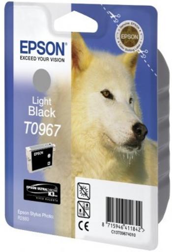 Epson T09674010 svetle čierna (light black) originálna cartridge