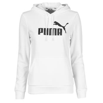 Puma  ESS LOGO HOODY TR  Mikiny Biela