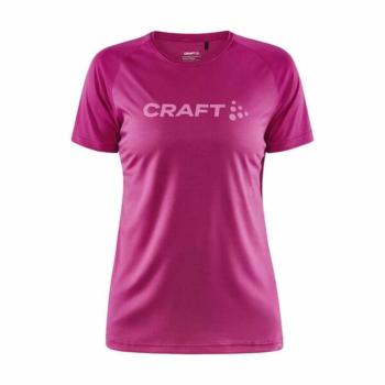 Dámske tričko CRAFT CORE Unify Logo ružová 1911785-486000 XS