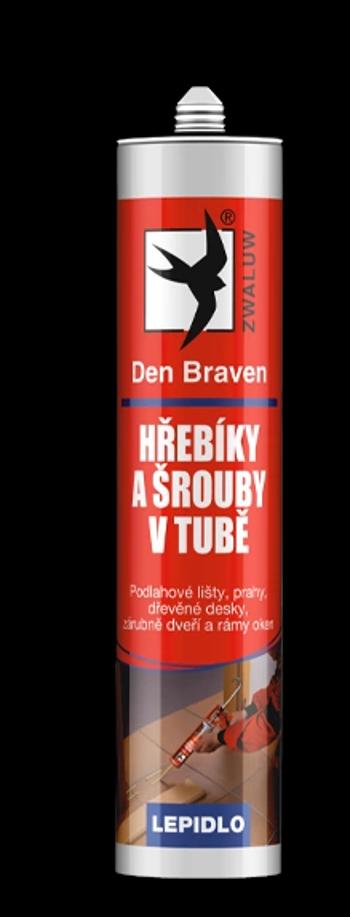 DEN BRAVEN - Klince a skrutky v tube 310 ml béžová