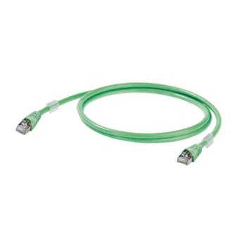 Weidmüller 1251590250 RJ45 sieťové káble, prepojovacie káble CAT 6A S/FTP 25.00 m zelená UL certifikácia 1 ks