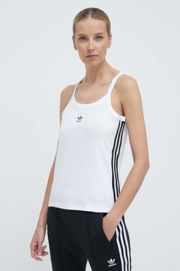 Top adidas Originals 3-Stripe Tank dámsky, biela farba, IR6914