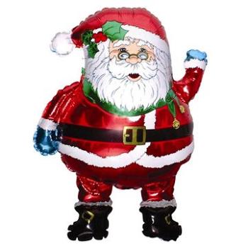 Balónik fóliový Santa Claus – 76 cm – Vianoce (8435102301045)