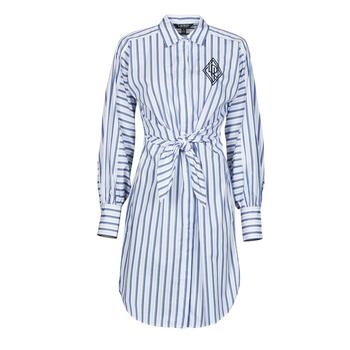 Lauren Ralph Lauren  Krátke šaty ESSIEN-LONG SLEEVE-DAY DRESS  Modrá