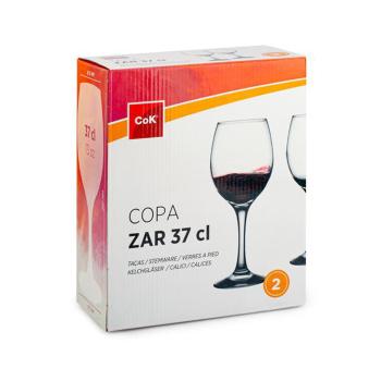 Cegeco Pohár na víno CoK Zar 370ml 2ks