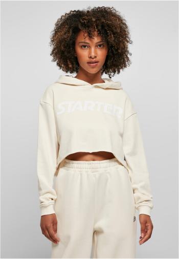 Ladies Starter Cropped Hoody palewhite - S