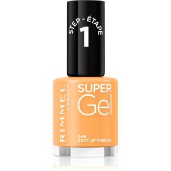 Rimmel Super Gel gélový lak na nechty bez použitia UV/LED lampy odtieň 046 Zest Of Friends 12 ml