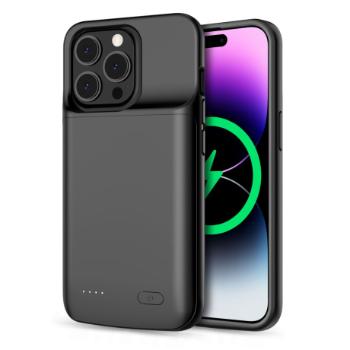 Tech-Protect Powercase kryt s batériou na iPhone 14 / 14 Pro 4800mAh, čierny (30346)