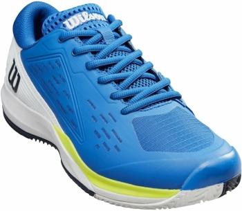 Wilson Rush Pro Ace Clay Mens Tennis Shoe Lapis Blue /White/Safety Yellow 42 2/3