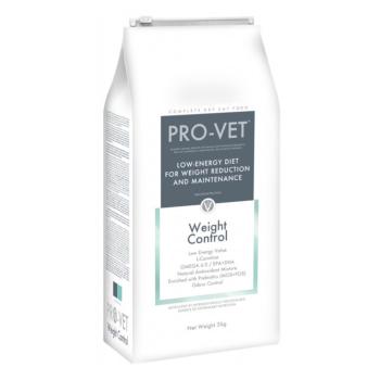 PRO-VET Weight control granule pre mačky na zníženie hmotnosti 3 kg