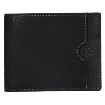 Lagen Pánska peňaženka kožená BLC/4124 Čierna