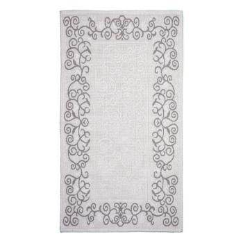 Sivo-béžový bavlnený koberec Vitaus Orkide, 60 × 90 cm