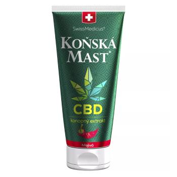 SWISSMEDICUS Konská masť s CBD hrejivá 200 ml