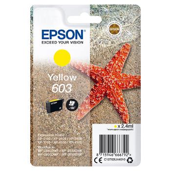 EPSON C13T03U44010 - originálna cartridge, žltá, 2,4ml