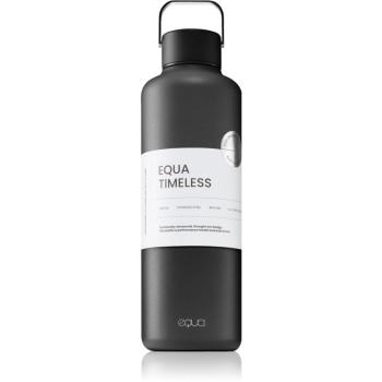 Equa Timeless fľaša na vodu z nehrdzavejúcej ocele farba Dark 1000 ml