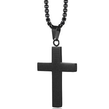 Náhrdelník Stylish Cross Čierna KP22866