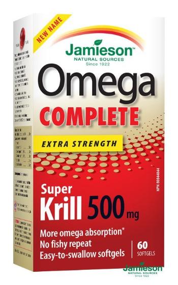 Jamieson Omega COMPLETE Pure Krill 500 mg 60 kapsúl