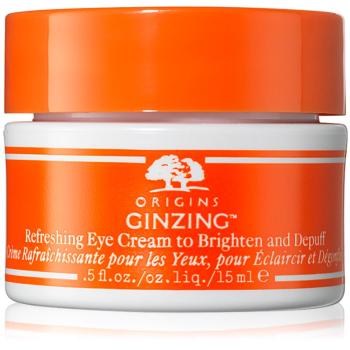 Origins GinZing™ Eye Cream To Brighten And Depuff rozjasňujúci očný krém proti opuchom a tmavým kruhom odtieň Original 15 ml