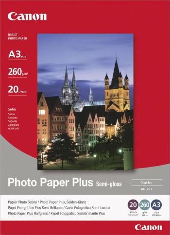 Canon Photo Paper Plus Semi-gloss SG-201 1686B026 fotografický papier A3 260 g/m² 20 listov hodvábne lesklý