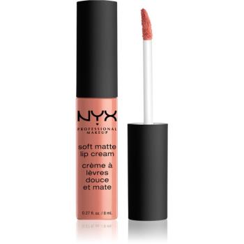 NYX Professional Makeup Soft Matte Lip Cream ľahký tekutý matný rúž odtieň 02 Stockholm 8 ml