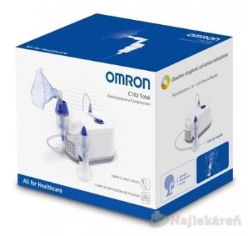 OMRON C102 Total INHALÁTOR kompresorový s nosnou sprchou 1 set