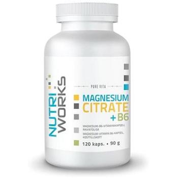 NutriWorks Magnesium Citrate + B6 120 kapsúl (6430057981290)