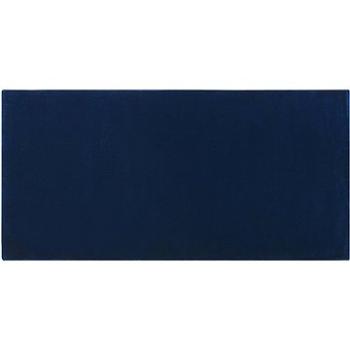 Viskózový koberec 80 × 150 cm tmavomodrý GESI II, 252313 (beliani_252313)