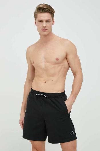 Plavkové šortky Karl Lagerfeld čierna farba