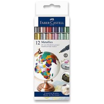 Faber-Castell v metalických farbách, 12 farieb (160713)