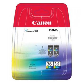 CANON CLI-36 - originálna cartridge, farebná, 2x12ml