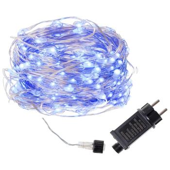 LED reťaz Nano - 30m, 300LED, 8 funkcií, IP44, modrá