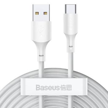 BASEUS 2x USB Type-C Kábel 1,5 m biely