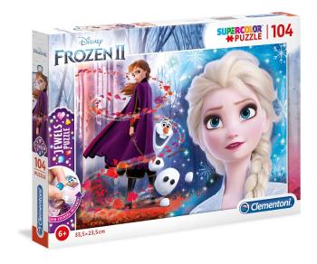 Clementoni Puzzle 104 Frozen2 s kamienkami