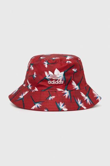 Obojstranný klobúk adidas Originals Thebe Magugu červená farba,