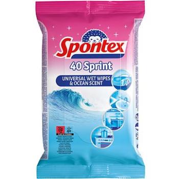 SPONTEX Fresh Ocean vlhčené obrúsky 40 ks (9001378430544)