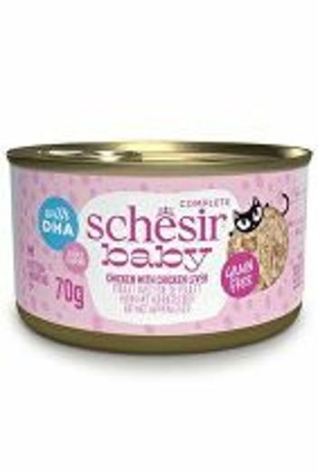 Schesir Cat Cons. Kitten Wholefood chicken/liver 70g + Množstevná zľava