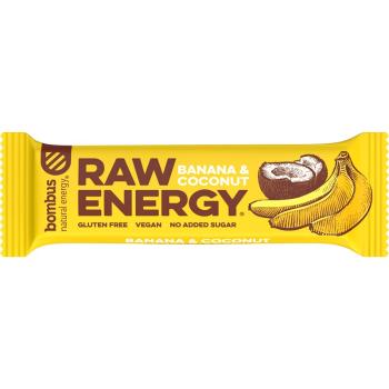 Bombus Raw Energy BIO ovocná tyčinka príchuť Banana & Coconut 50 g