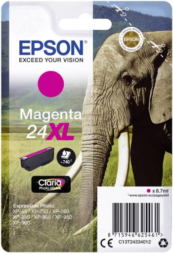 Epson Ink T2433, 24XL originál  purpurová C13T24334012