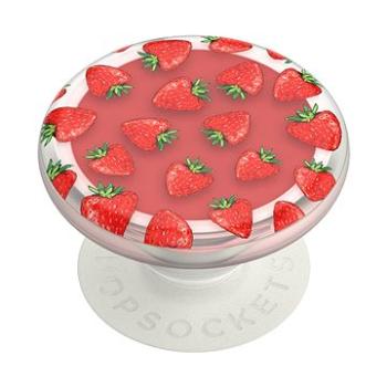 PopSockets Gen.2 PopLips, Strawberry Feels, s balzamom na pery, jahoda (43134100)