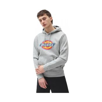 Dickies  Icon Logo Hooded Sweatshirt - Grey Melange  Mikiny Šedá